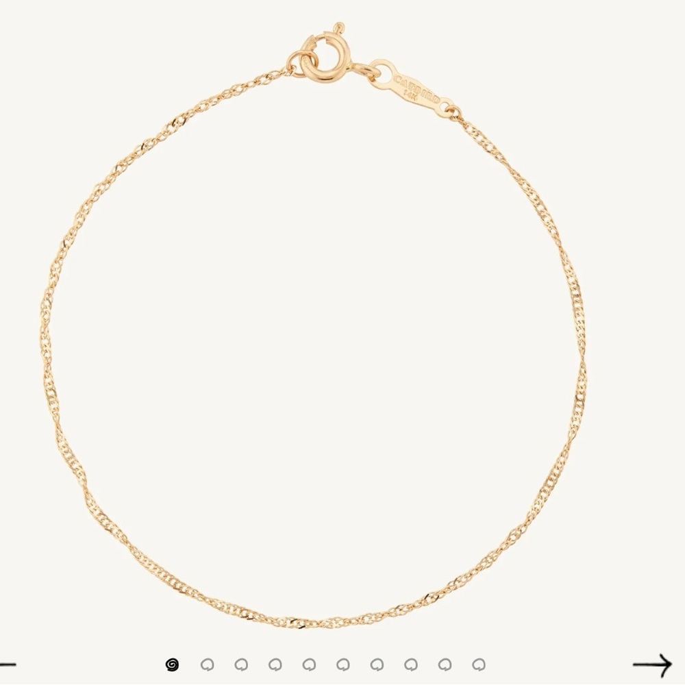Catbird- Sweet Nothing Gold Chain Bracelet